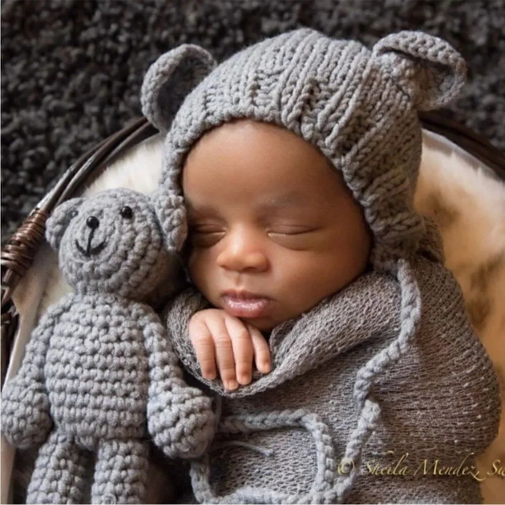 NEW 🐻 Beanie With Bear 🎀 - Picture 6 of 6